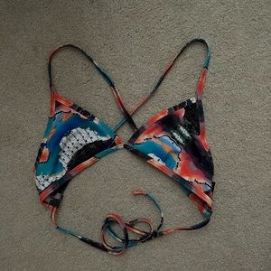 LIMITED EDITION pattern Jolyn Triangle Bikini Top